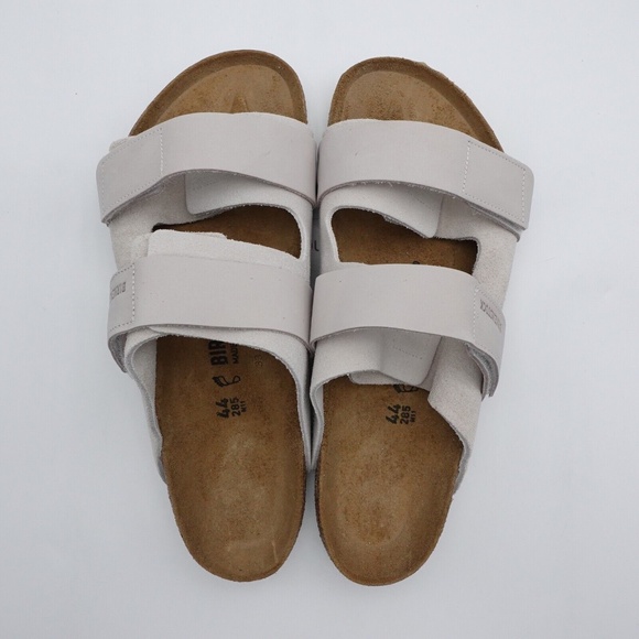 NEW Birkenstock Uji Nubuck Suede Leather Sandal 1024800 White - Picture 5 of 9